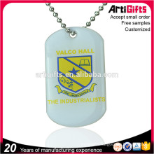 Promotioal gift simple Blank dog tag necklace